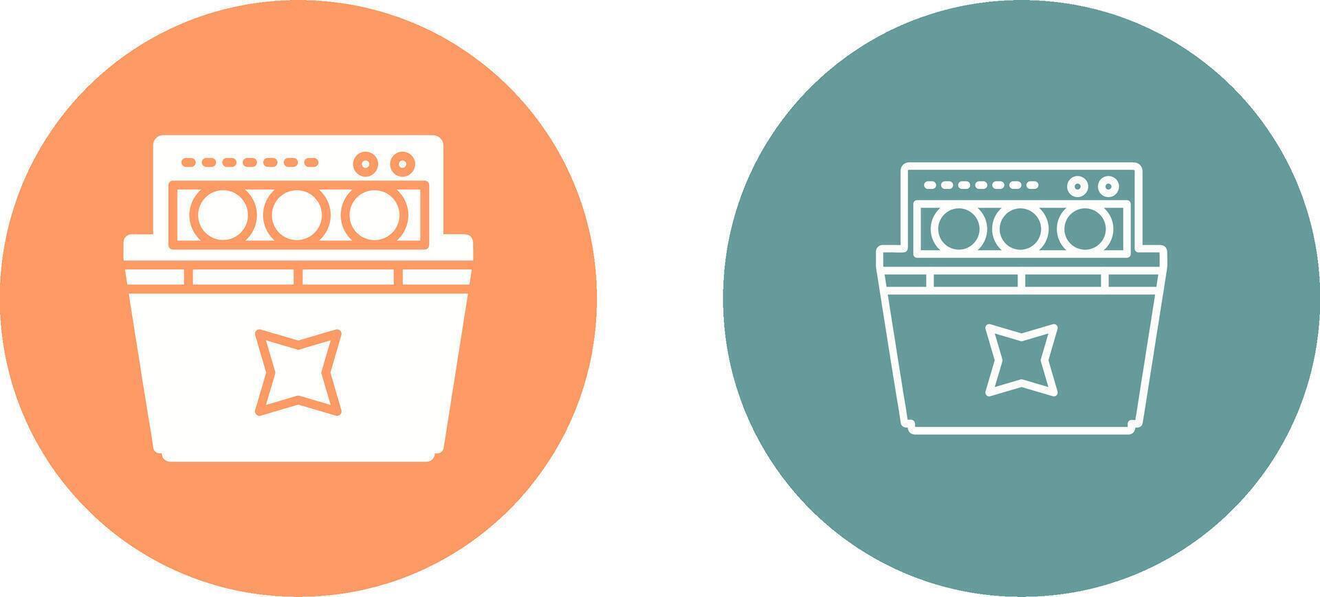 Dishwasher Vector Icon