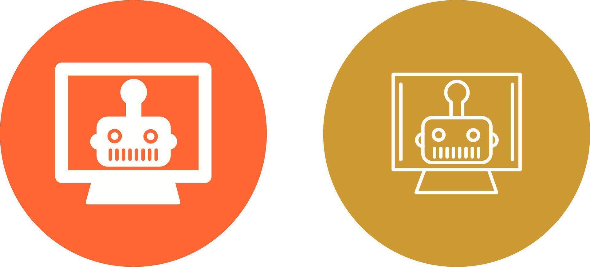 Artificial Bot Vector Icon