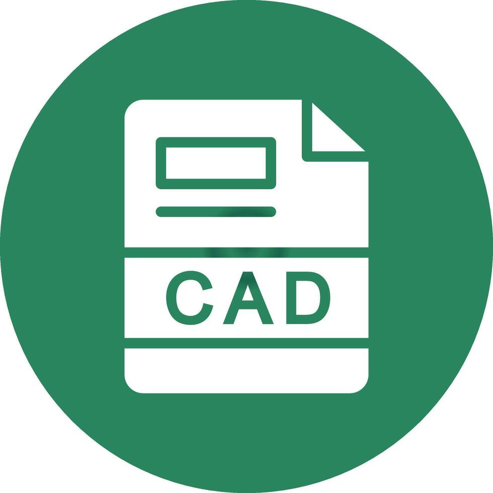 CAD Creative Icon Design vector