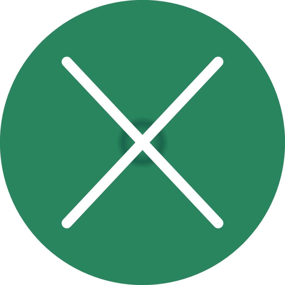 Crose Creative Icon Design vector