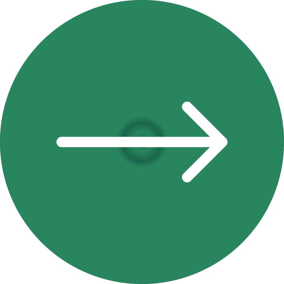 Right Arrow Creative Icon Design vector
