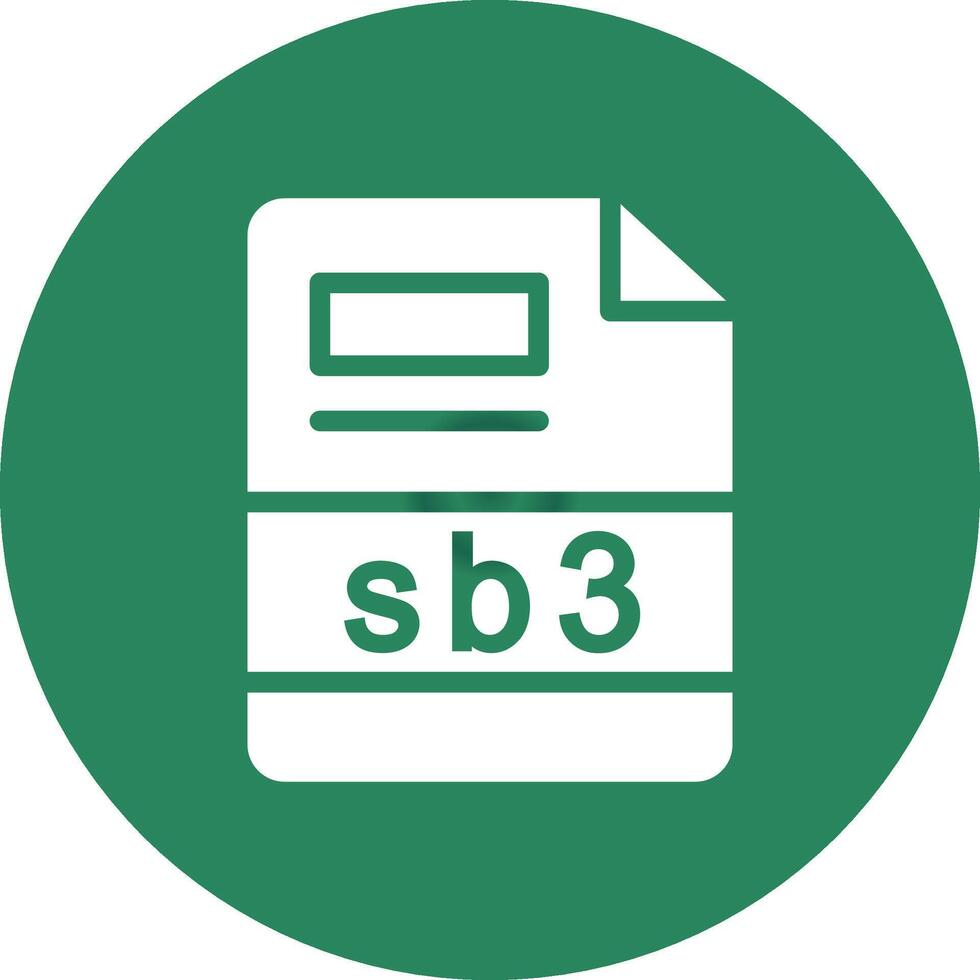 sb3 Creative Icon Design vector