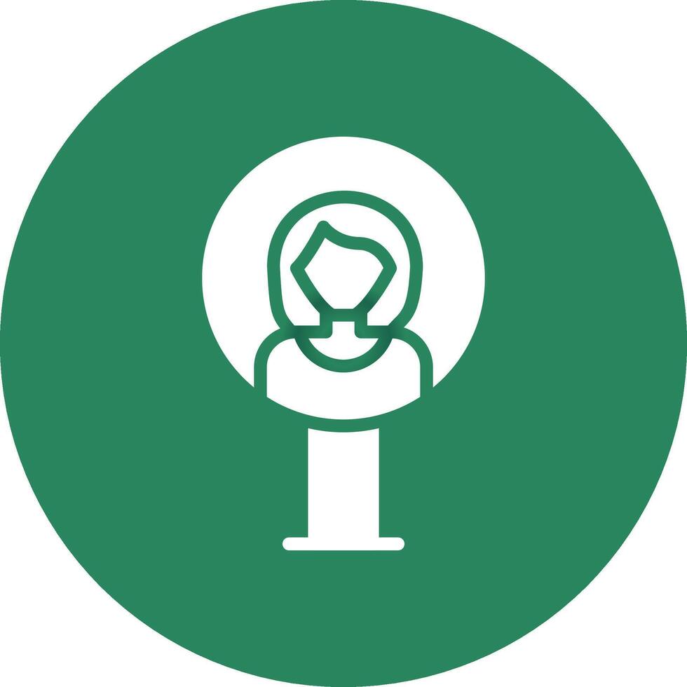 User Placeholder Creative Icon Design vector