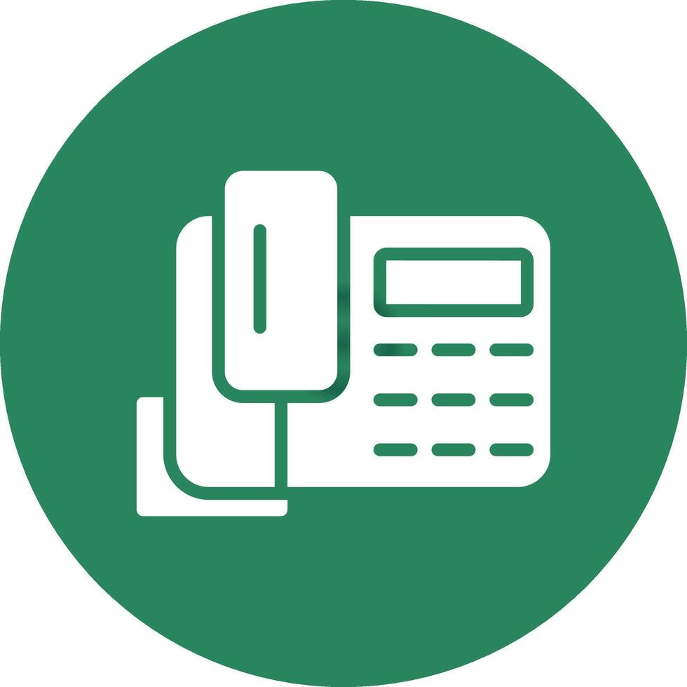 Telephone Creative Icon Design vector