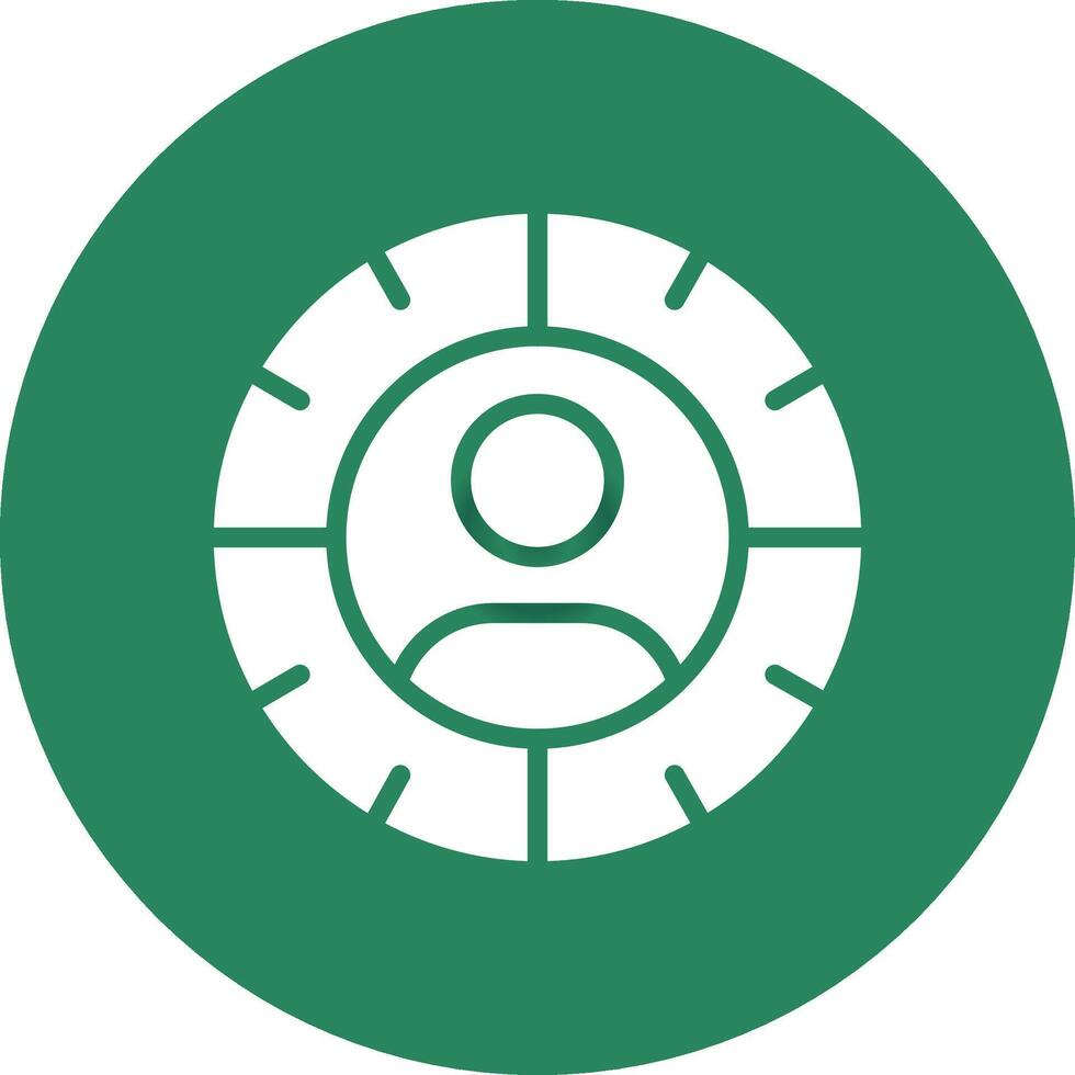 Target Audience Creative Icon Design vector