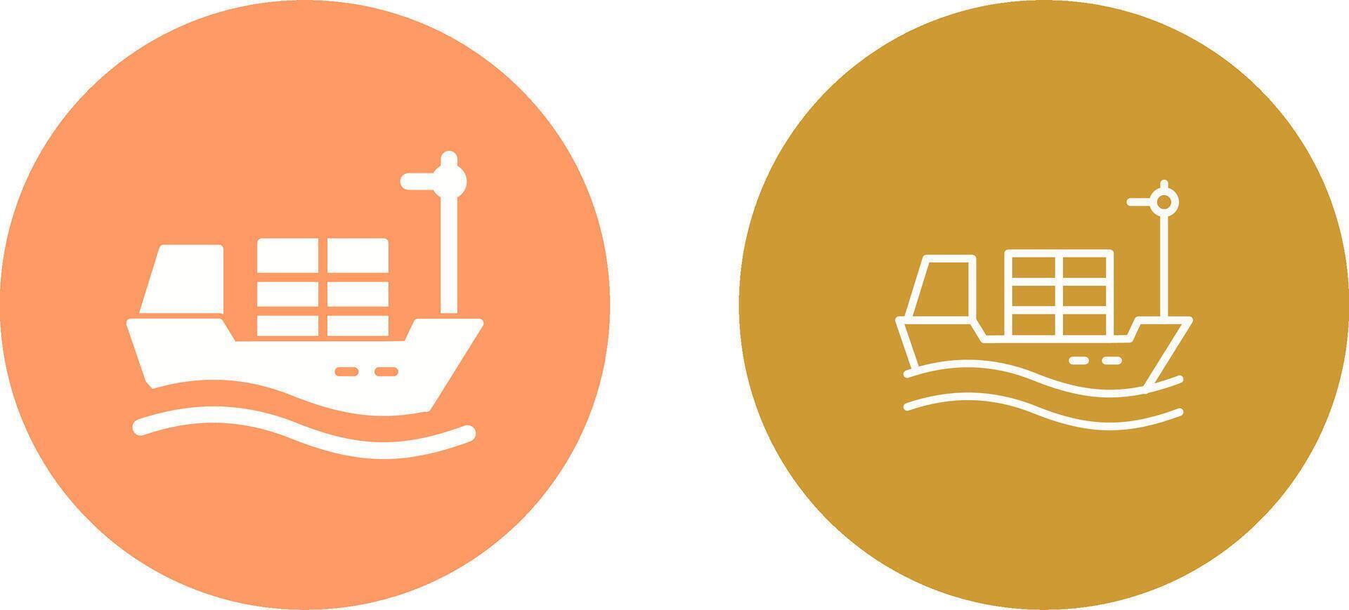 Cargo Ship I Vector Icon