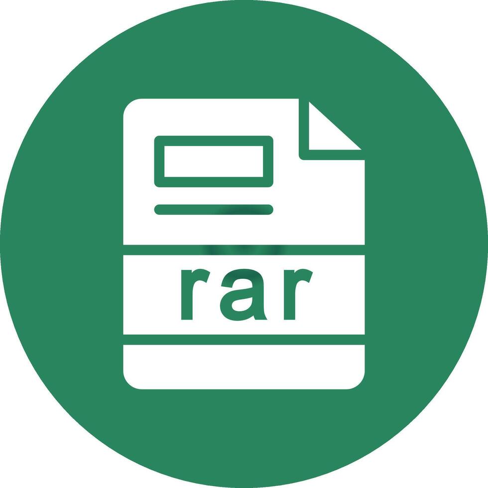 rar Creative Icon Design vector