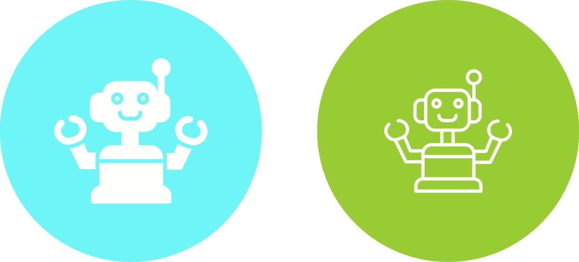 Industrial Robot III Vector Icon