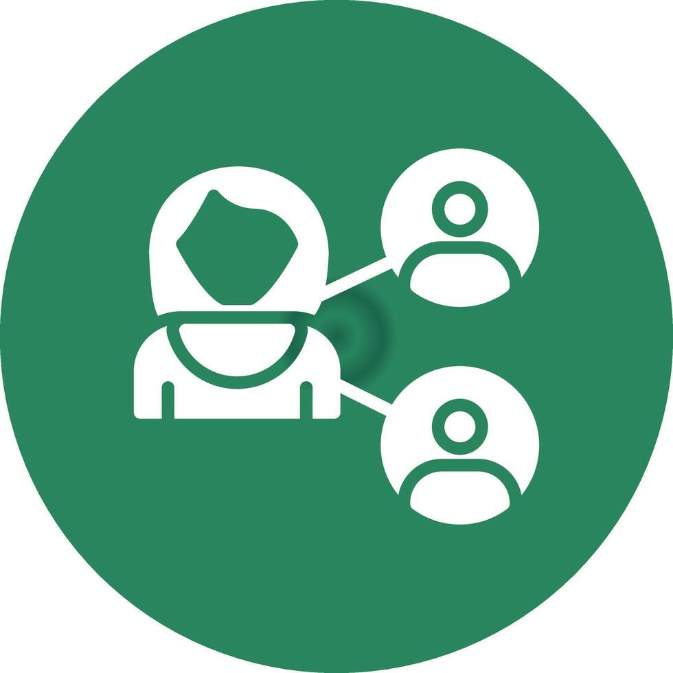 Team Network Creative Icon Design vector