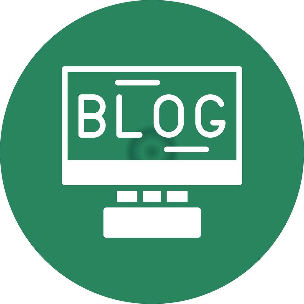 Blogging Creative Icon Design vector