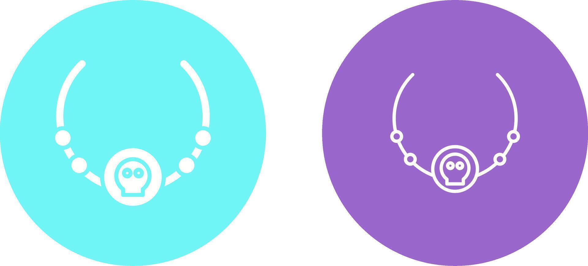 Pirate Necklace Vector Icon