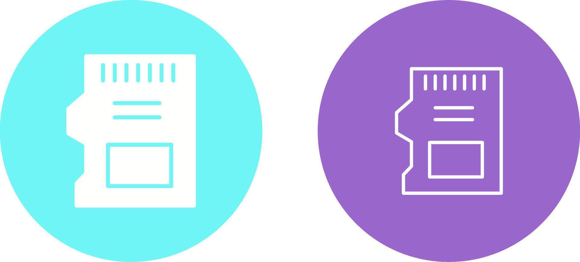 SD Card Vector Icon