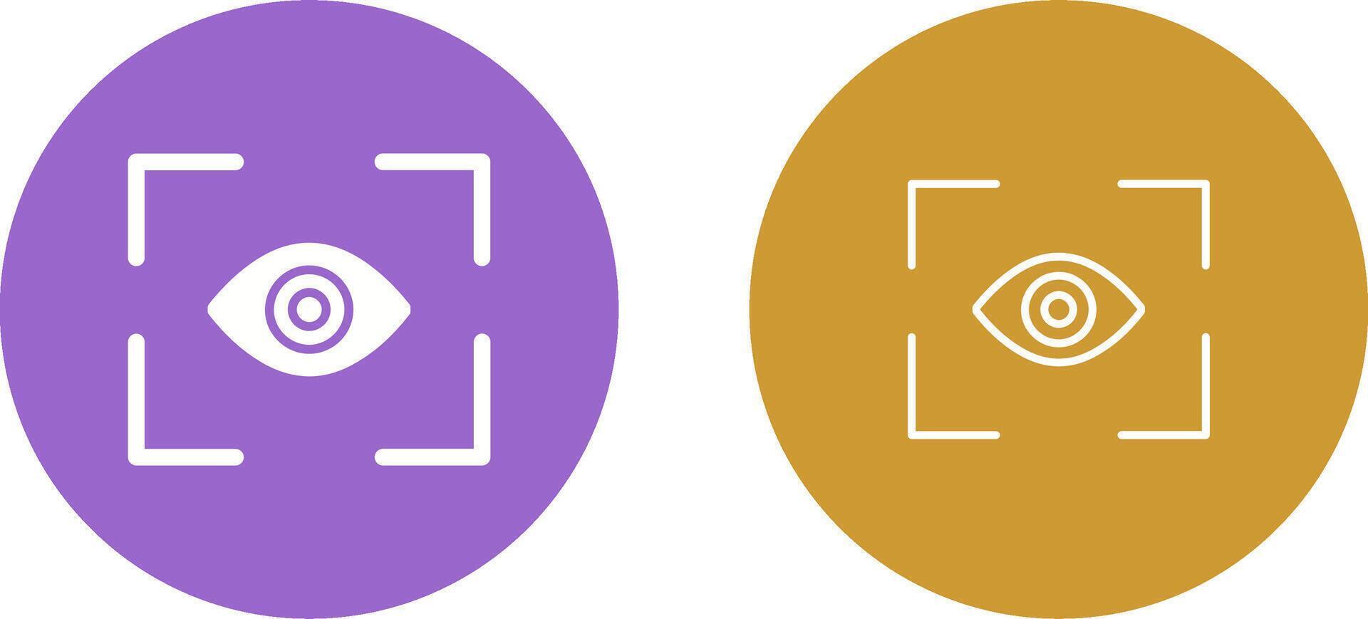 Eye Scan Vector Icon