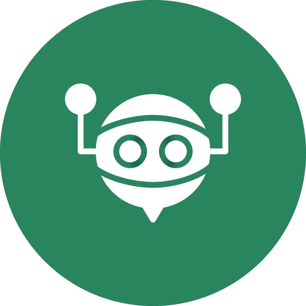 Virtual Assistant Creative Icon Design vector