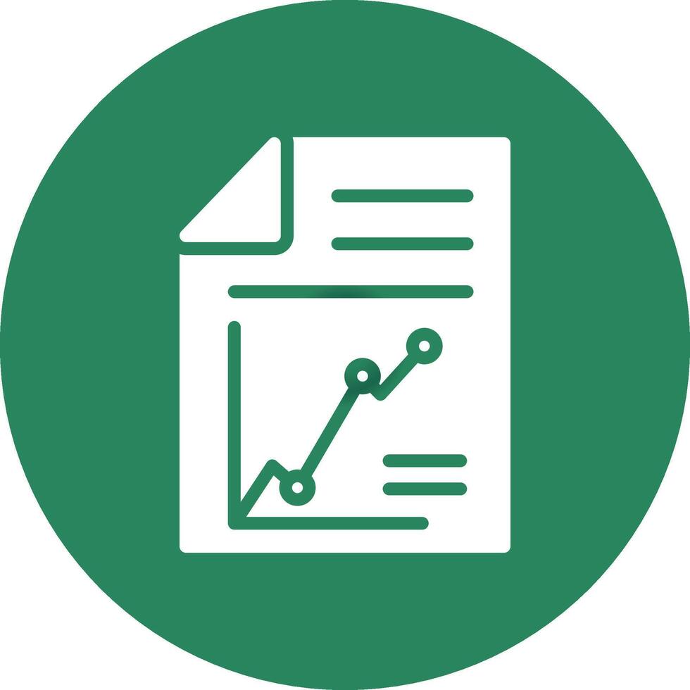Report Creative Icon Design vector