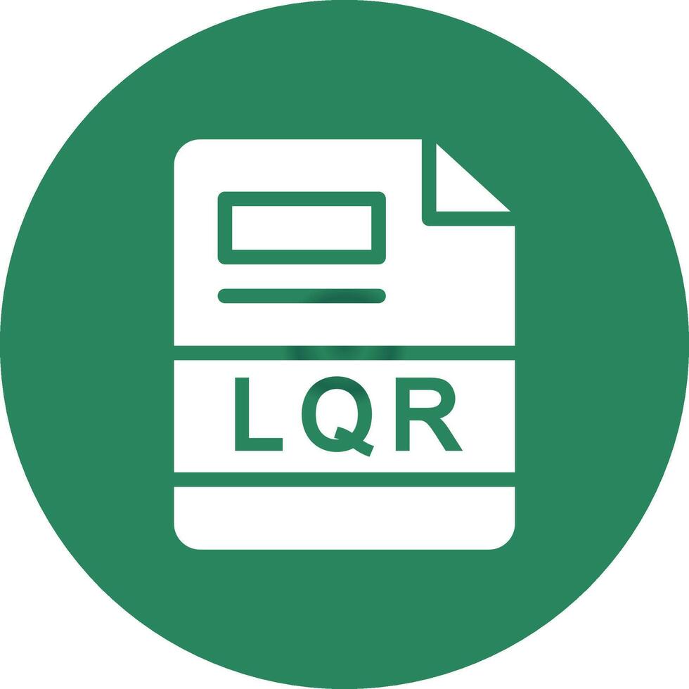 LQR Creative Icon Design vector
