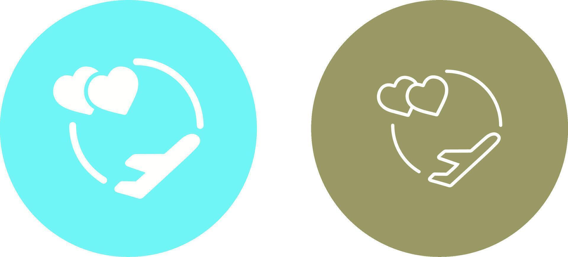 Honeymoon Vector Icon