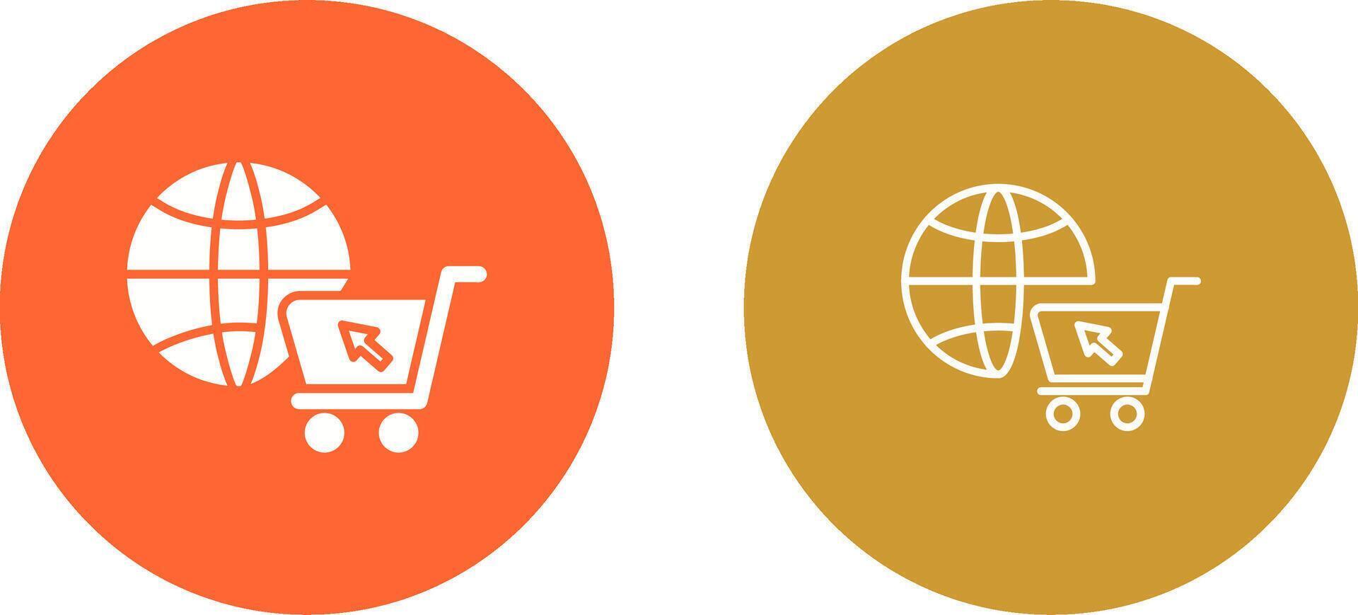 E commerce Online Store Vector Icon