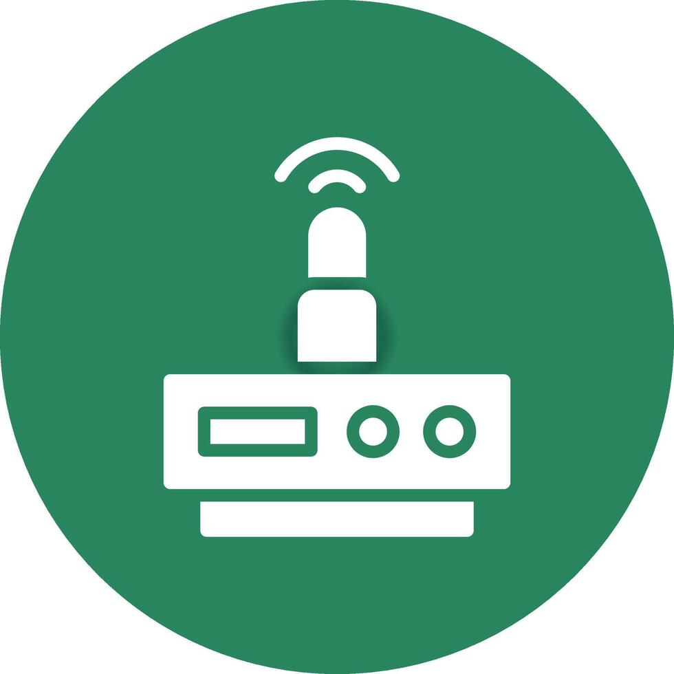 Wifi Router Creative Icon Design vector
