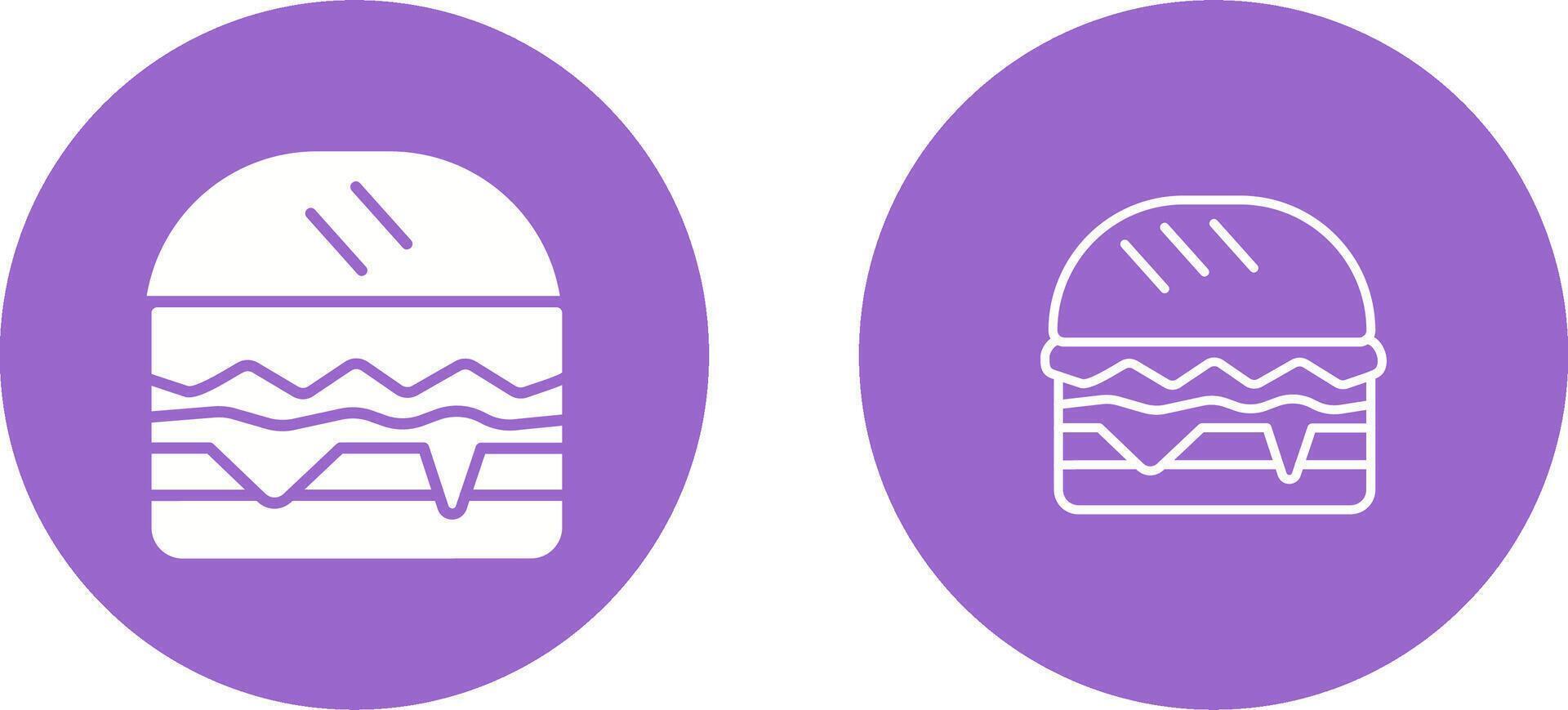 Hamburger Vector Icon