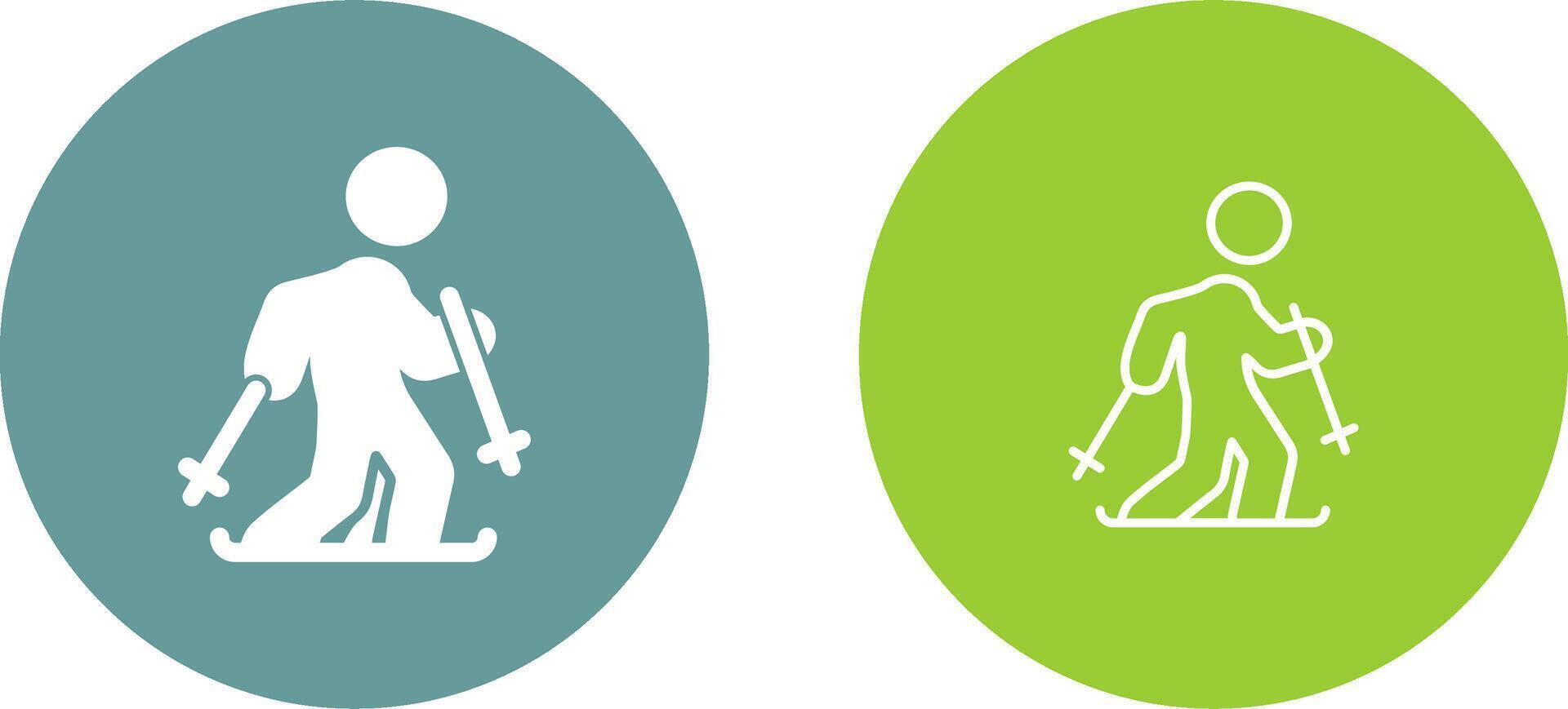 Ski Vector Icon
