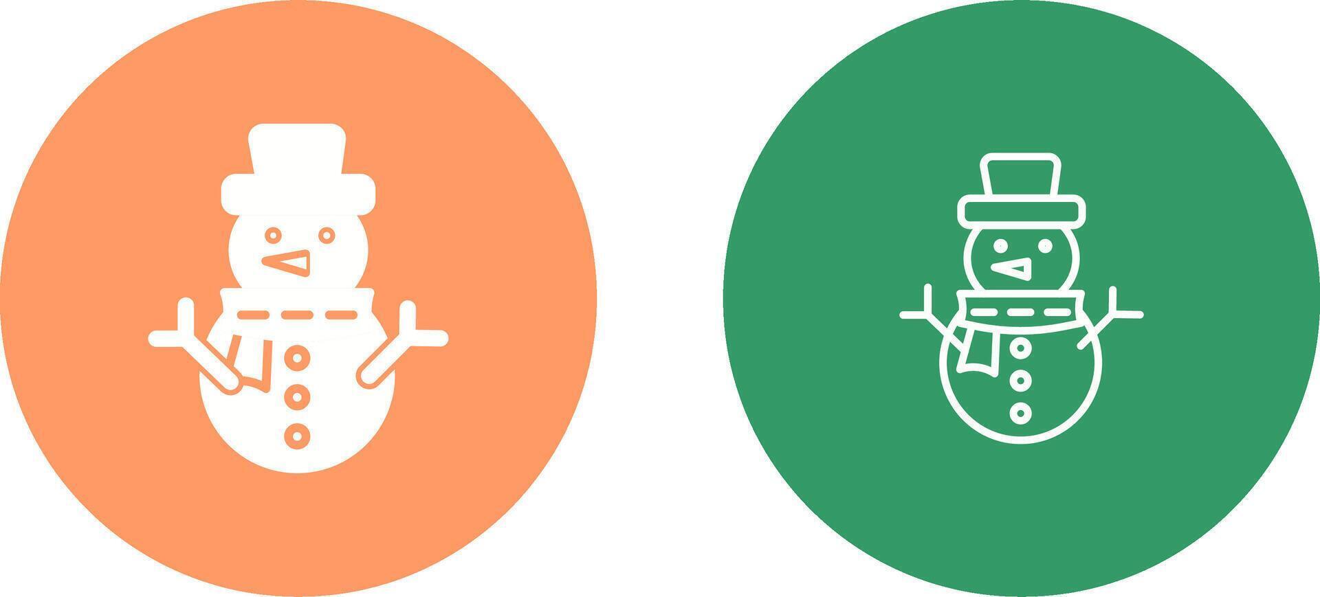 Snowman Vector Icon