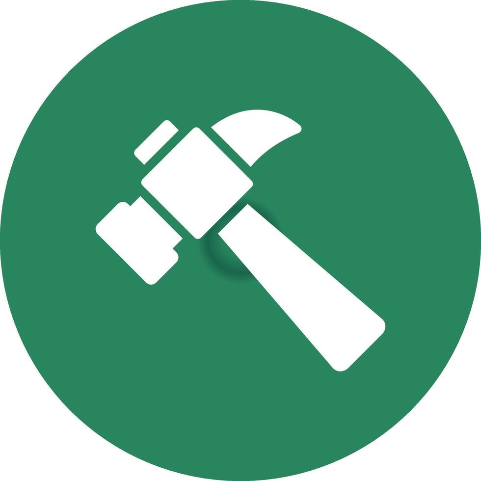 Hammer Creative Icon Design vector