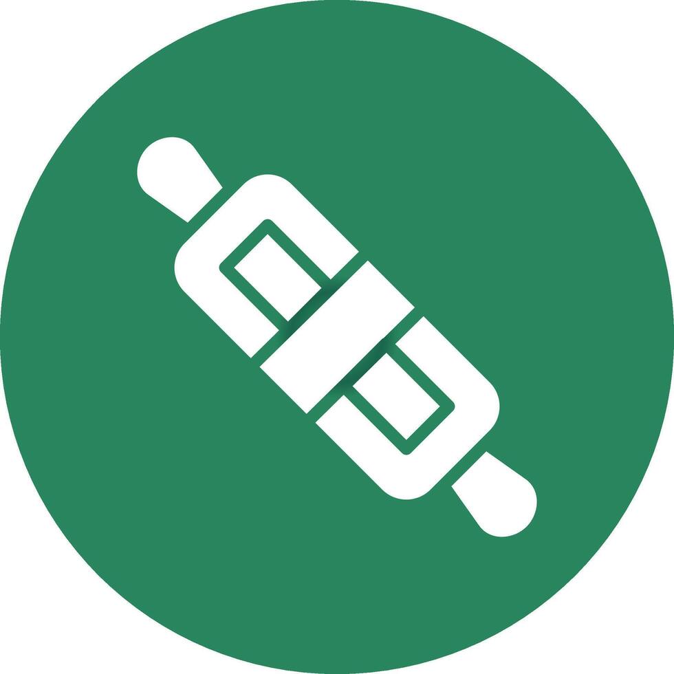 Rolling Pin Creative Icon Design vector