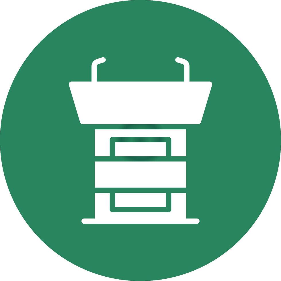 Tribune Creative Icon Design vector