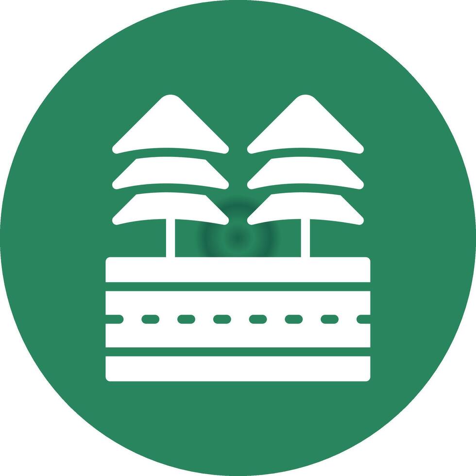 Road Creative Icon Design vector
