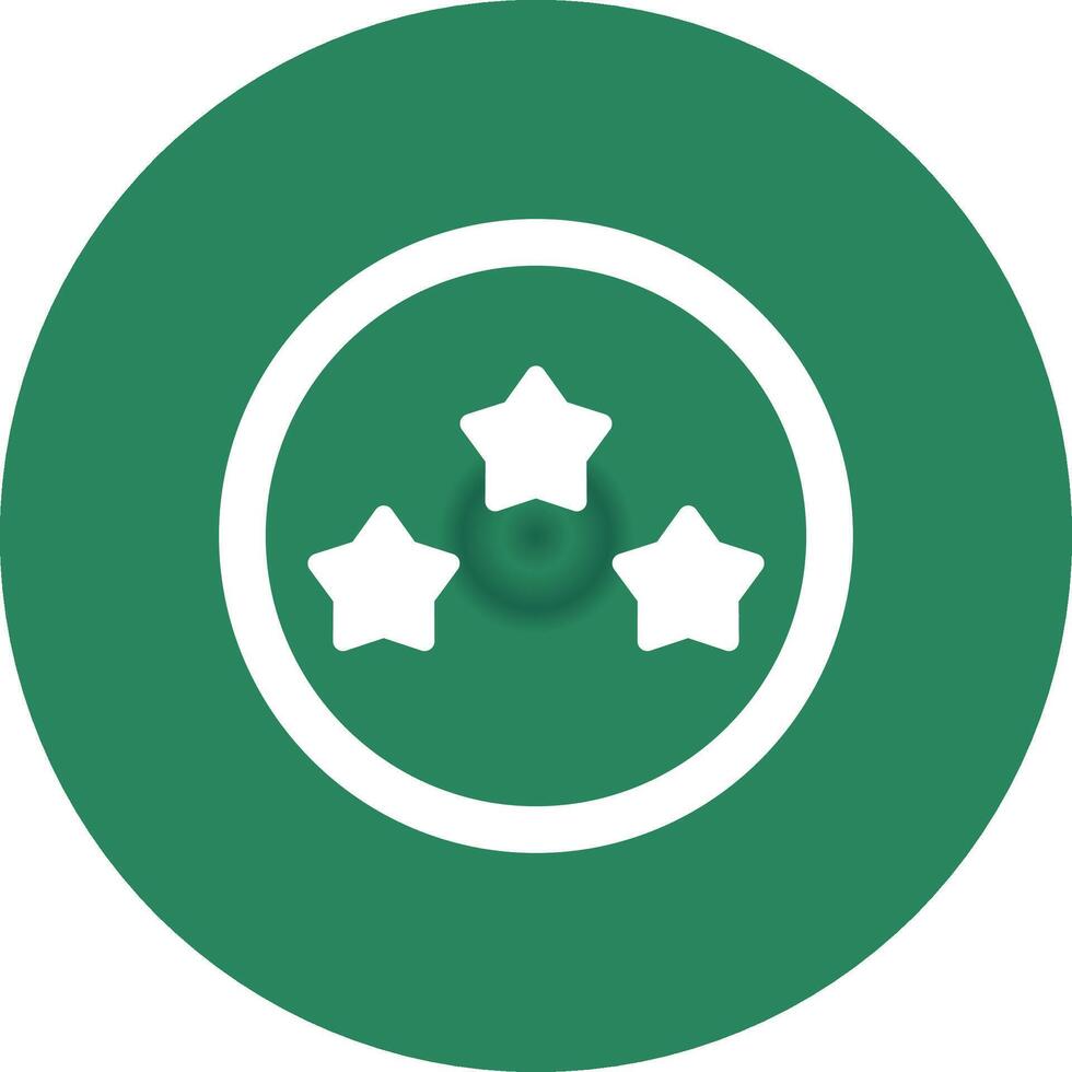 Glyph Circle Gradient Design vector
