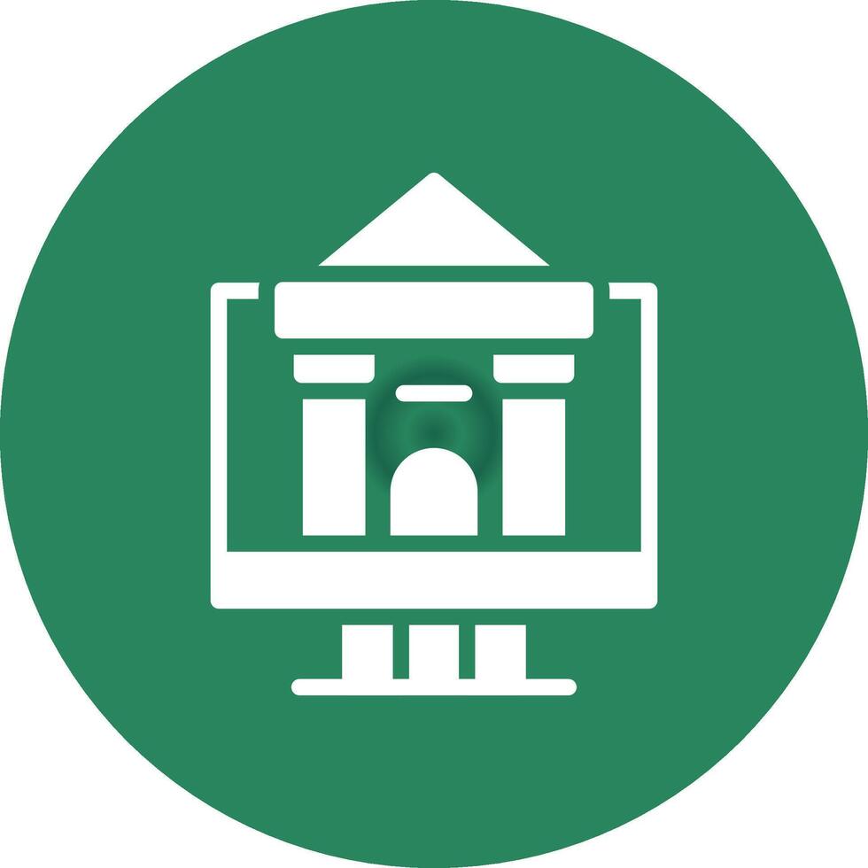 Online University Creative Icon Design vector