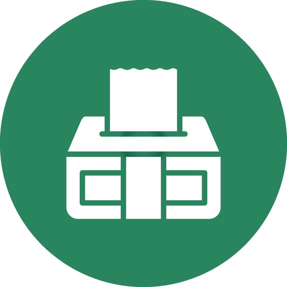 Tissue Paper Creative Icon Design vector