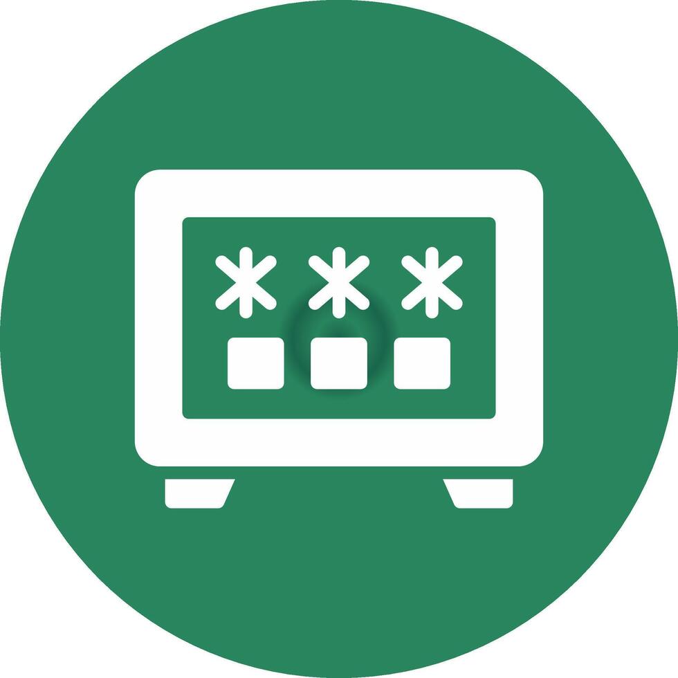 Safe Box Creative Icon Design vector