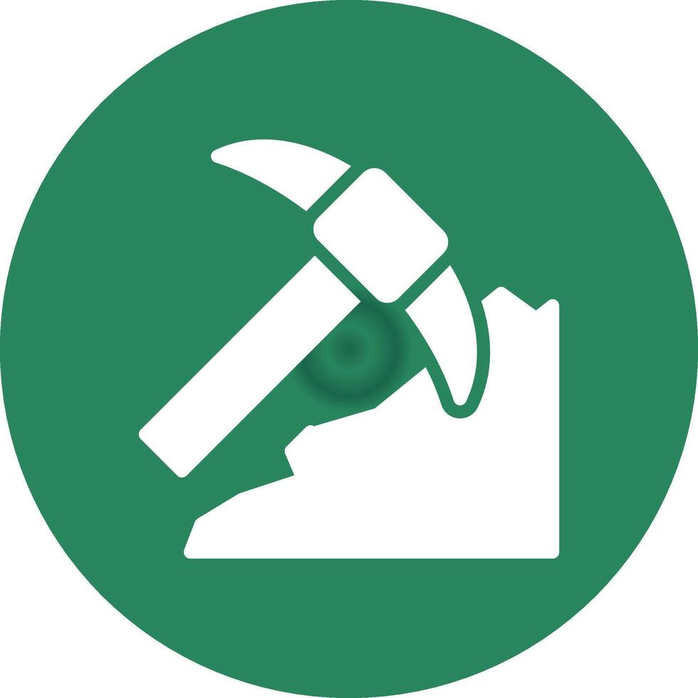 Mining Creative Icon Design vector