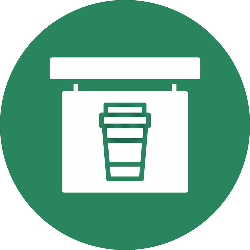Coffee Shop Creative Icon Design vector