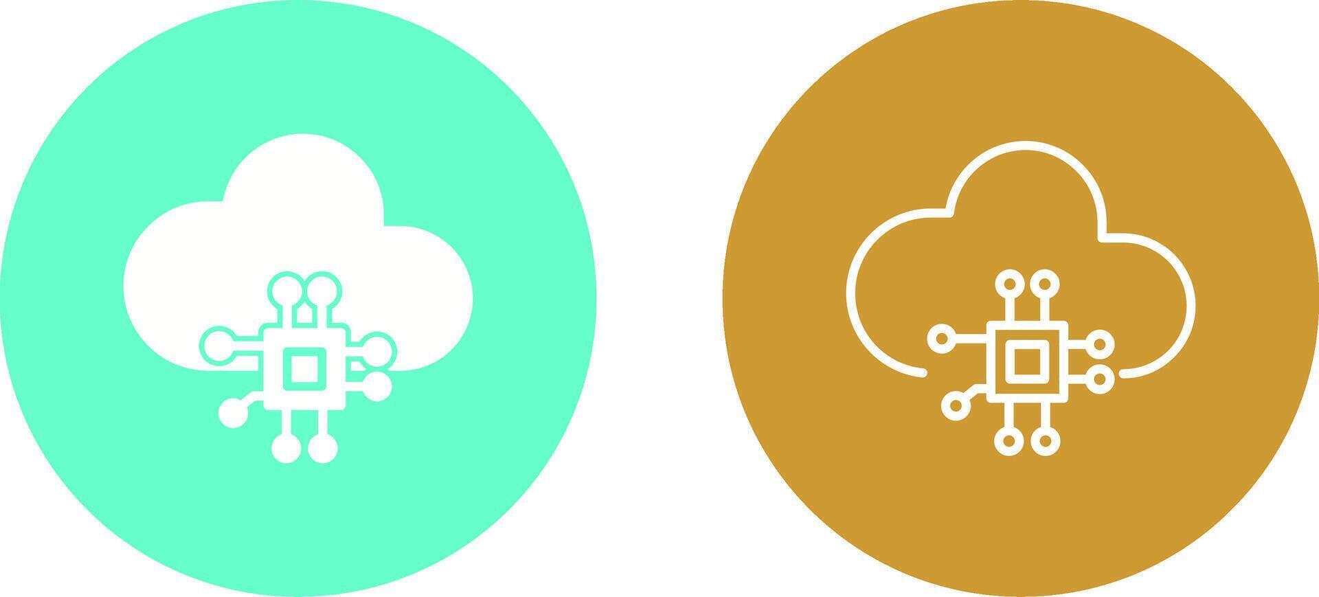 Cloud Computing Vector Icon