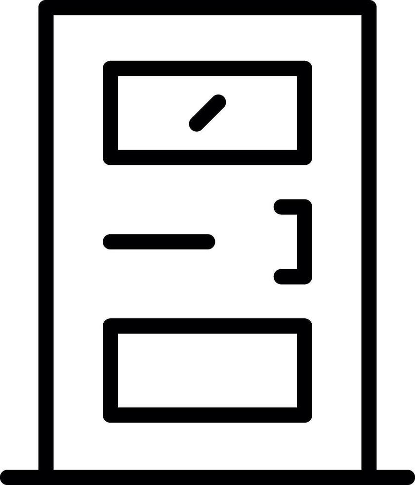 Door Creative Icon Design vector