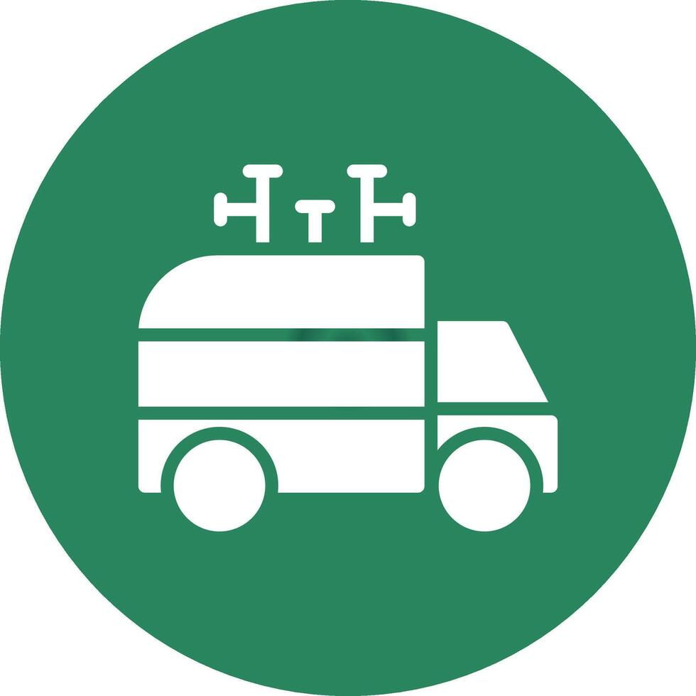 Delivery Truck Creative Icon Design vector