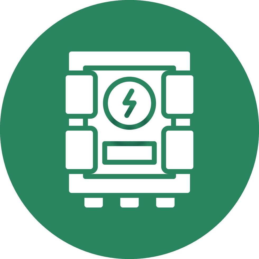 Electrical Panel Creative Icon Design vector