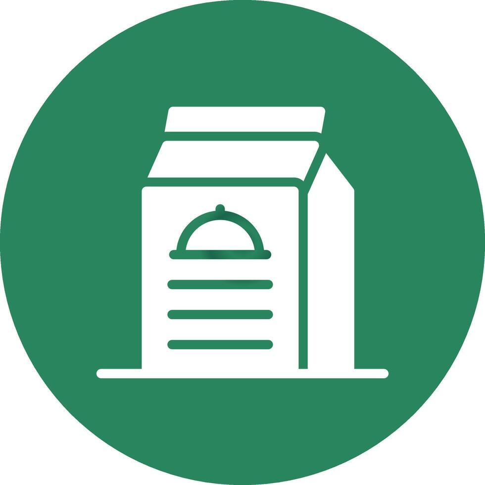 Prepackaged Food Creative Icon Design vector