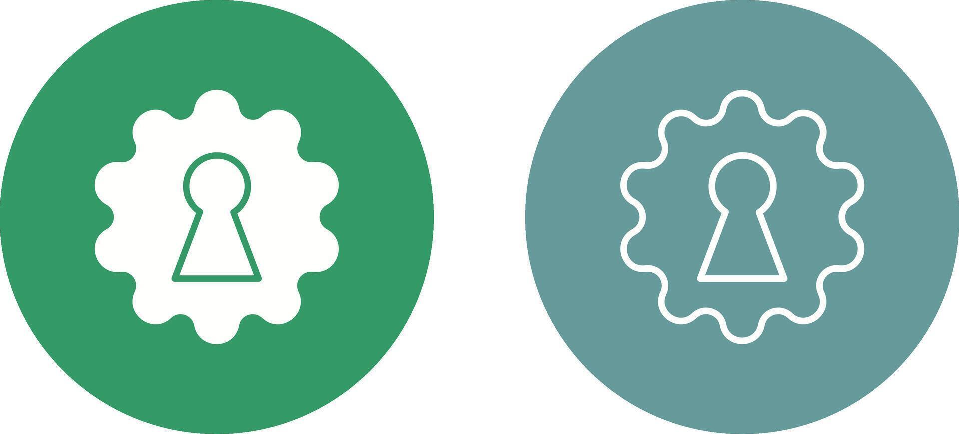 Key Hole Vector Icon