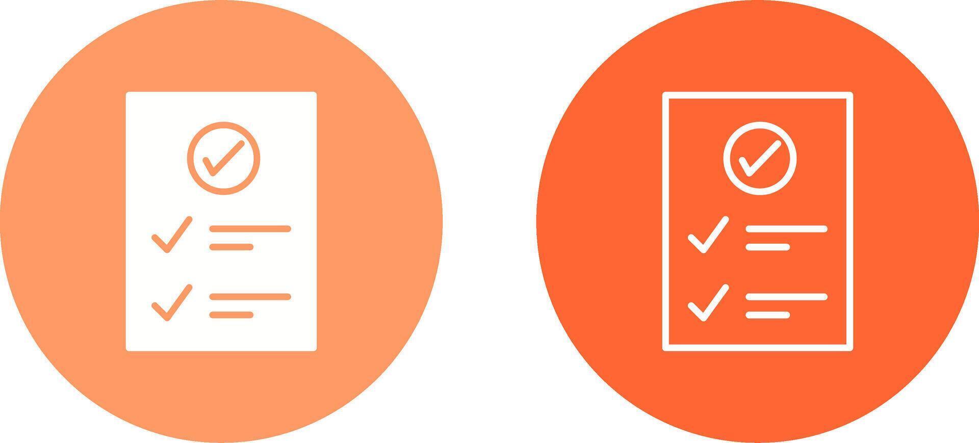 Check Up List Vector Icon