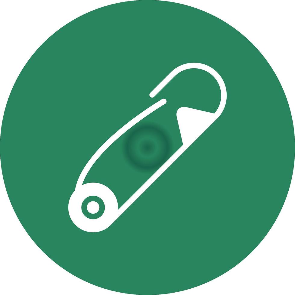 Safety Pin Creative Icon Design vector