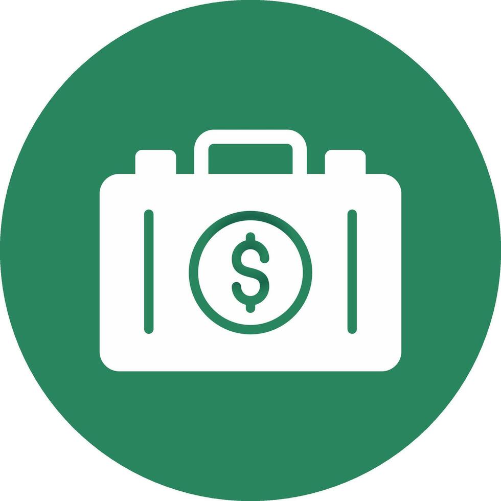 Suitcase Creative Icon Design vector