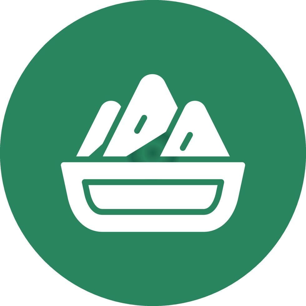Samosa Creative Icon Design vector