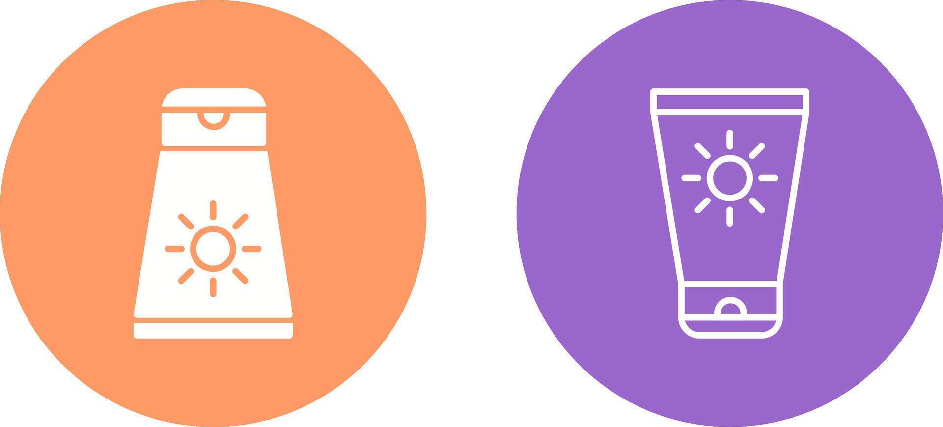 Sun Cream Vector Icon