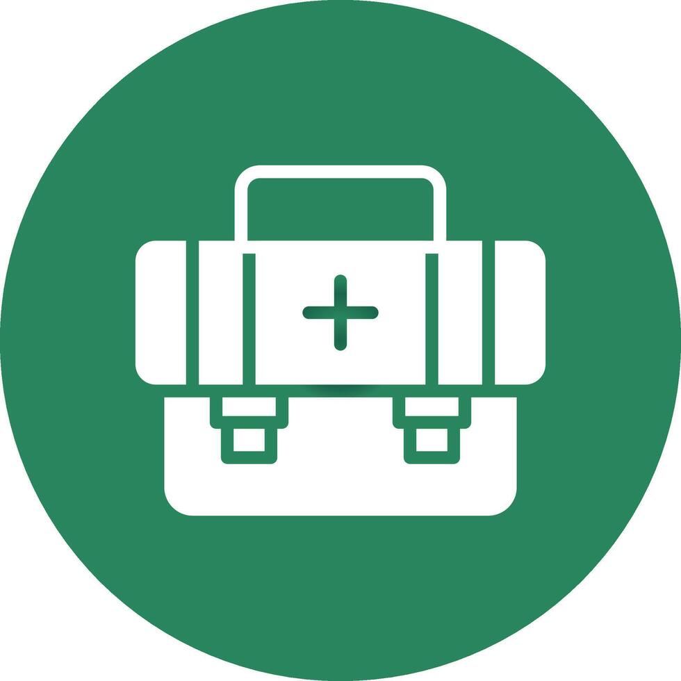 First Aid Kit Creative Icon Design vector