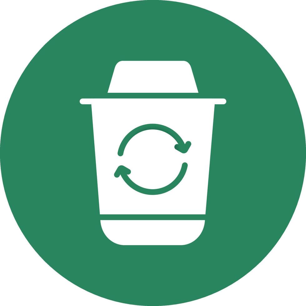 Recycle Bin Creative Icon Design vector