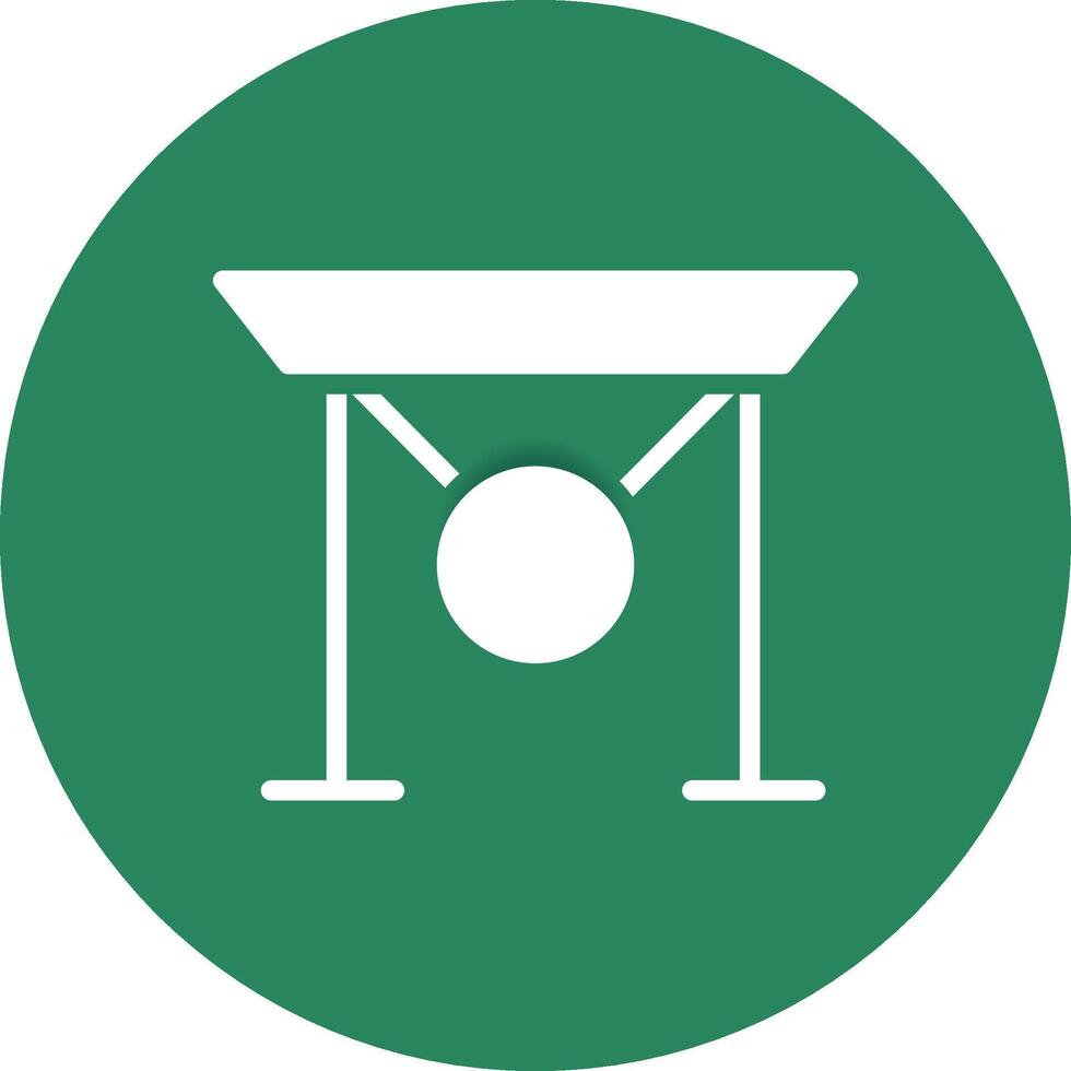 Gong Creative Icon Design vector
